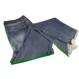 1822 Denim Women's Blue Light Wash Mid Rise Stretch Jeans, Size 12